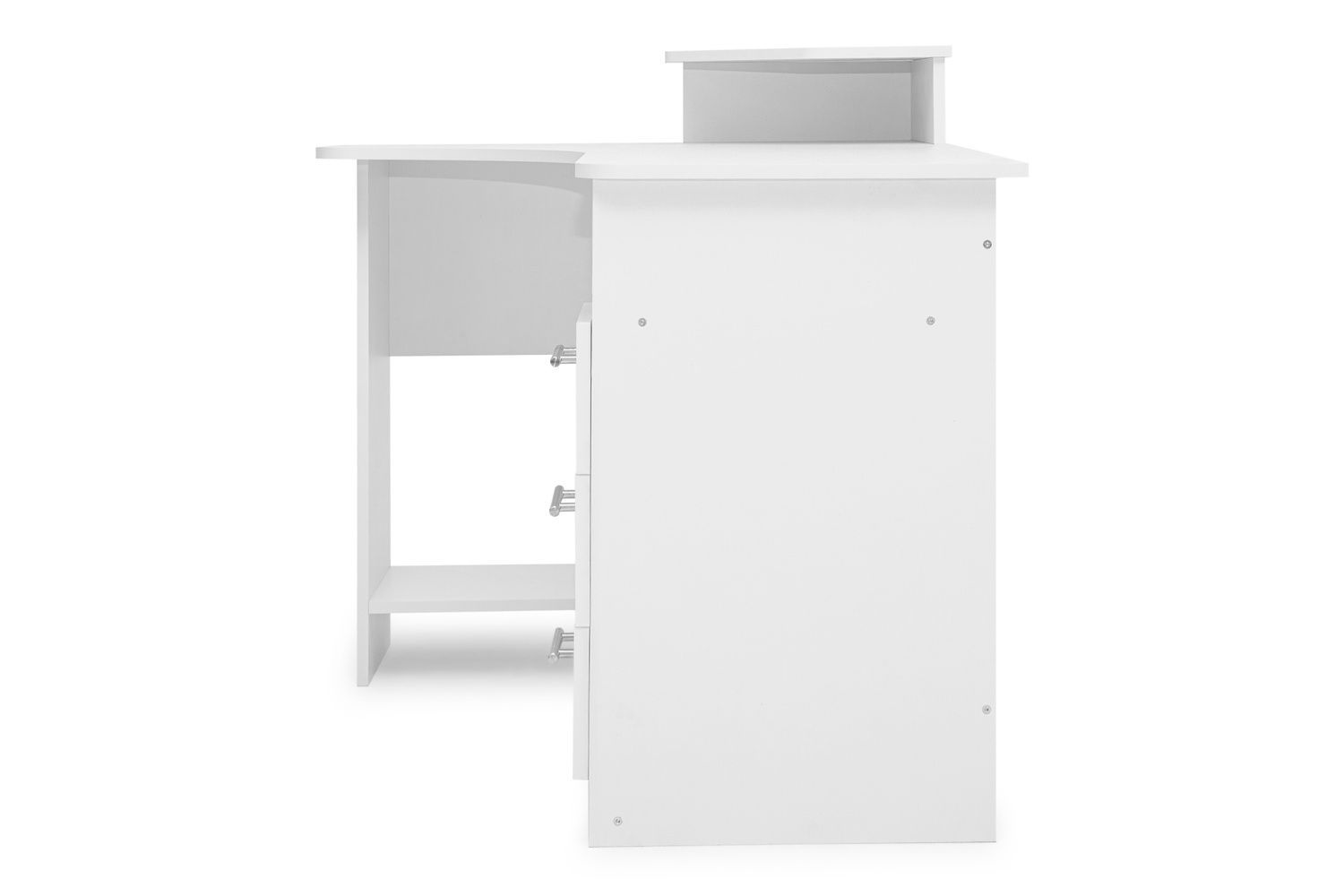 Стіл комп'ютерний Luxi (120х88х75/89 см, білий) phtn-kmpkt-bl фото