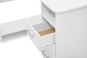 Стіл комп'ютерний Luxi (120х88х75/89 см, білий) phtn-kmpkt-bl фото 5