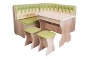 Кухонный комплект MossLodge (уголок, стол и 2 табуретки, флай 2234 + 2207 и дуб сонома трюфель) l-kmp-mrzh-fl2234-fl2207 фото