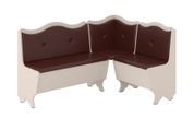 Кухонный уголок FlavorFurnish-1 (110 &times; 150, кожзам, коричневый и кашемир) ph-kt-grcg-krch-kshmr фото
