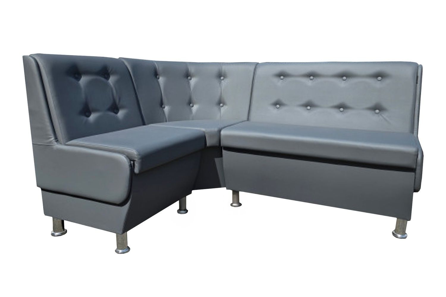 Кухонный уголок OnyxLounge (131 &times; 171 см, флай 2233, серый) l-kt-mdrn-fl2233 фото