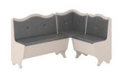 Кухонный уголок FlavorFurnish-1 (110 &times; 150, кожзам, серый и кашемир) ph-kt-grcg-sr-kshmr фото