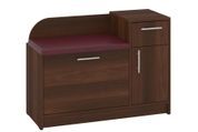 Тумба для взуття Jarnex (88,4 &times; 38 &times; 65 см, горіх і бордо) ph-tmb-vz-b3-gr-brd фото