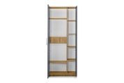 Шафа NordicNest-2 (дуб аппалачі і антрацит, 80х34х200 см) lshf-th2-db-ppl-ntr фото 3