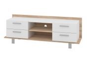 Тумба для TV Portio (140х40х48 см, сонома + белый) ph-tmb-plrm-snm-bl фото