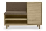 Тумба для взуття з сидінням FrostFeel-12 (дуб сонома, 100х40х73 см) ltmb-to12-db-snm фото 2