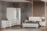 Шафа Formo-6 (білий + планка антрацит, 120х54х207 см) ph-shf-sh3-bl-pntc фото 3