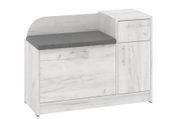 Тумба для взуття Jarnex (88,4 &times; 38 &times; 65 см, крафт і сірий) ph-tmb-vz-b3-krdt-sr фото