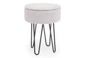 Пуф IvoryCabin (36 &times; 36 &times; 41 см, silver) l-pf-shrt2-dnz27-slvr фото