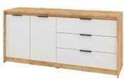 Комод Gornex (160 &times; 45,3 &times; 73,7 см, тахо і білий) ph-kmd-k2-3-th-bl фото