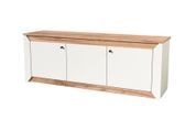 Тумба ТВ Нативо-6 (150х38х53 см, белый + дуб крафт золотой) vrt-tmb-n-tv-bl-dbk-z фото 1