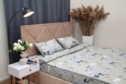 Комплект постельного белья Деметра-26 (евро, бязь gold lux, наволочки: 50х70 см 2 шт и 70х70 см 2 шт, капучино, бузина) IMI m-ps-bz-glx-dmtr26-vr-k-b фото 5