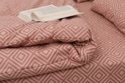 Комплект постельного белья Деметра-7 (евро, бязь gold lux, наволочки: 50х70 см 2 шт и 70х70 см 2 шт, ромбы, бежевый) IMI m-ps-bz-glx-dmtr7-vr-rm-b фото 6