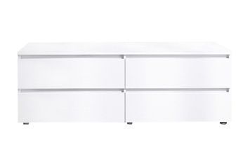 Тумба ТВ Интегрис-5 (140х38х49 см, нимфея альба) vrt-tmb-l-tv-l-nf-lb фото