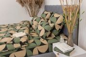 Комплект постільної білизни Деметра (євро, бязь gold lux, наволочки: 50х70 см 2 шт та 70х70 см 2 шт, напівкулі, зелений) IMI m-ps-bz-glx-dmtr-vr-zl-kl фото 7