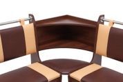 Кухонный уголок EatEasy-1 (кожзам, коричневый + кофе + орех, 150х110 см) ph-k-shrf-krch-kv-grh фото 4