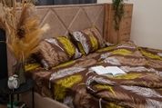 Комплект постельного белья Деметра-27 (евро, бязь gold lux, наволочки: 50х70 см 2 шт и 70х70 см 2 шт, мокко, перо) IMI m-ps-bz-glx-dmtr27-vr-m-p фото 6