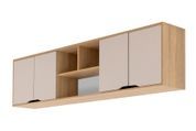 Полка настенная CloudCrest-5 (дуб сонома и кашемир, 2036х302х510 мм) lplts-ttrs-db-snm-sr-stp фото 1