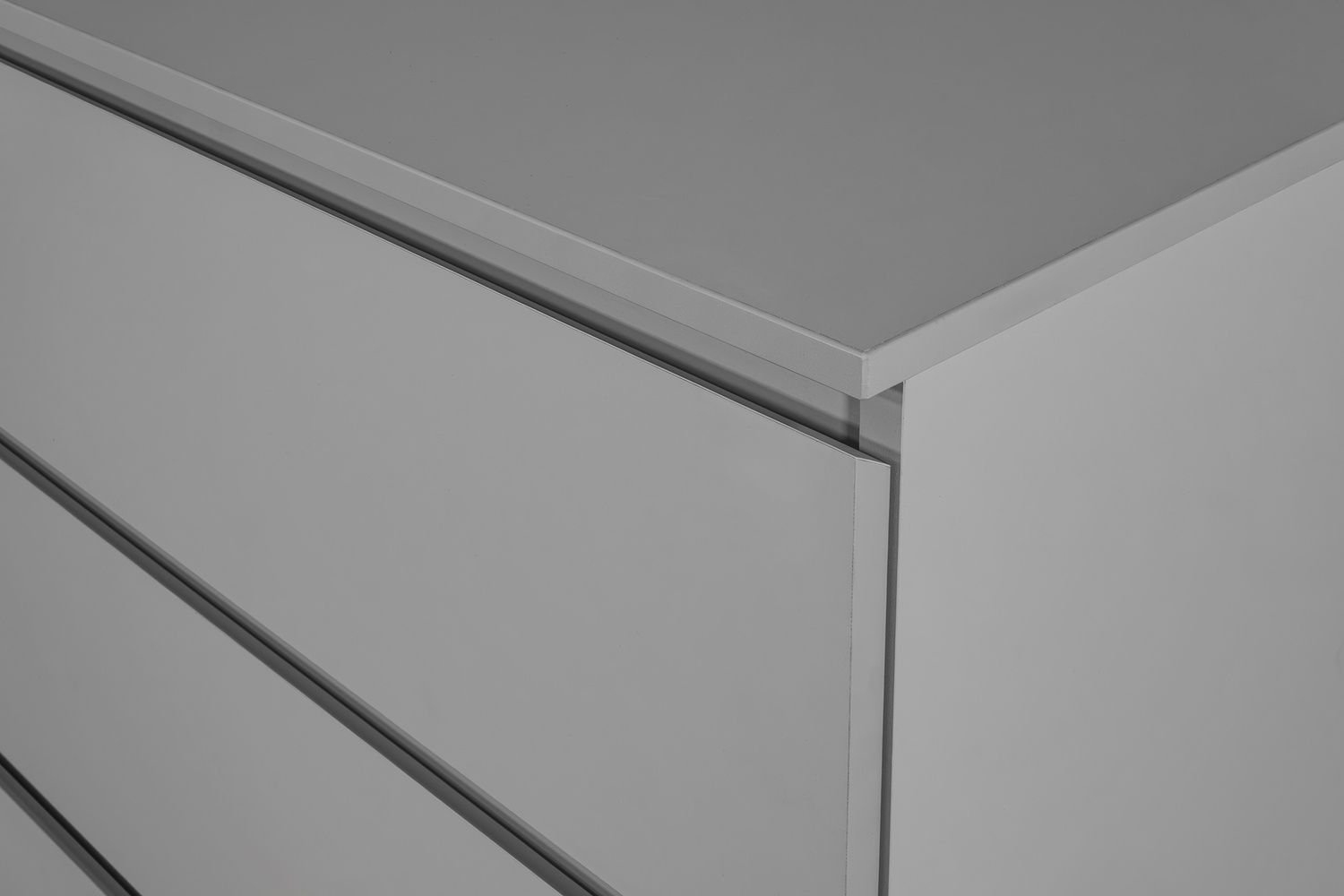 Комод SleekLine-3 6ШУХ (серая мышка, 160x43x80 см) IMI lkmd-nrd3-sr-stp фото