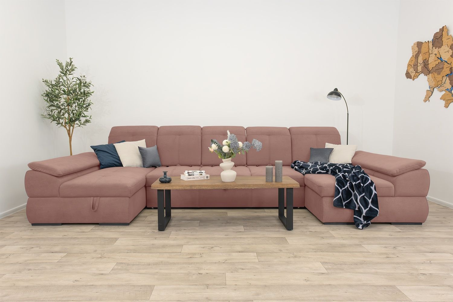 Угловой диван Денвер П3 (400 &times; 195 см, персиковый) IMI Premium kdnvr-p3-pl-5 фото