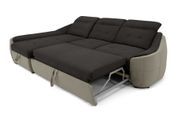 Комплект кутовий диван Спейс АМ і 2 крісла (коричневий з бежевим) IMI Premium kmpl-ksps-2kr-ll-18-9 фото 6