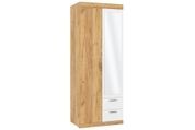 Шафа Nirex-5 (80 &times; 53,6 &times; 210 см, тахо і білий) ph-shf-sh2-mnk-th-bl фото