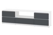 Тумба для TV Formo-8 (180 &times; 40 &times; 53 см, белый и антрацит) ph-tmb-tv-ns-fj-bl-ntrc фото