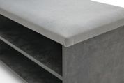 Тумба для обуви с сидением FrostFeel-10 (бетон темный и лили 94, 1000х385х760 мм) ltmb-to10-btn-tmn фото 8