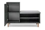 Тумба для обуви с сидением FrostFeel-10 (бетон темный и лили 94, 1000х385х760 мм) ltmb-to10-btn-tmn фото 4