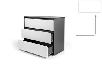 Комод ModaVista-1 3ШУХ (німфея альба, 90x43x80 см) IMI lkmd-rt1-nmf-lb фото