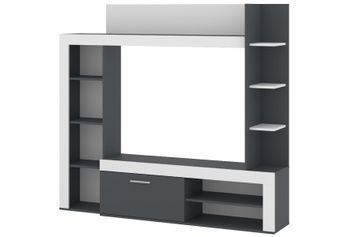 Набор в гостиную Corven (172,5 &times; 33 &times; 157,5 см, антрацит и белый) ph-vtl-ntl-ntrc-bl фото